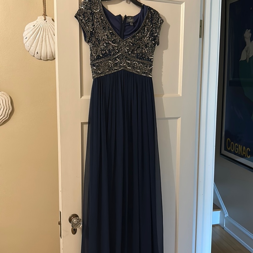 Evening gown with beading on top - only worn once